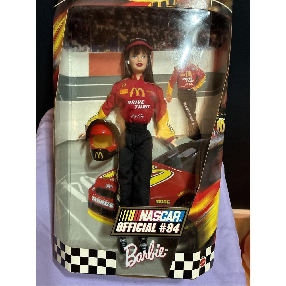Barbie Collectibles Nascar Official #94 Bill Elliott McDonalds sponsor 1999 NRFB